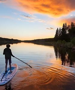 Прогулка на сапбордах, Валдай