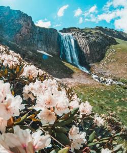 Водопад Терскол