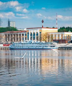 Набережная реки Камы в Перми