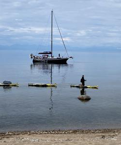 катание на сап-борде