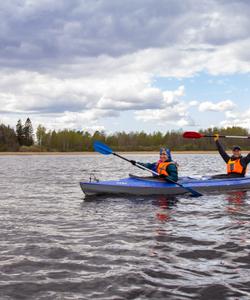 На байдарках по Вуоксе