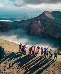 Туристы на Камчатке