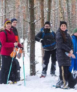 Прогулка на снегоступах