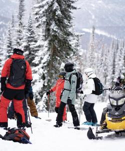 Прогулка на снегоходах, Шерегеш