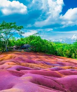 Семицветные пески на Маврикии