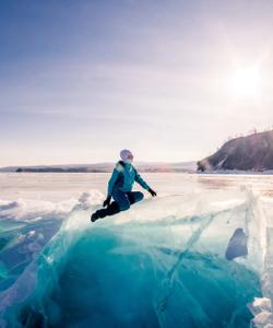 Лед на Байкале