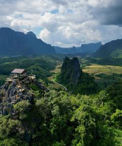 Обзорная площадка Нам Ксай в Лаосе