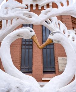 Скульптура Лебеди, Талдом