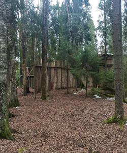 Деревянная крепость в Лемболово