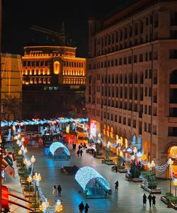 Новогодний город