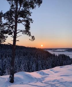 Пейзажи зимней Карелии