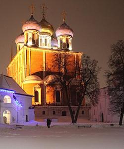 Рязанский кремль в зимнее время