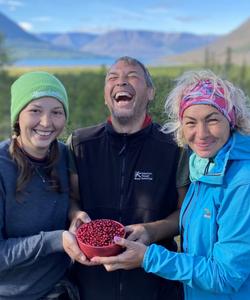 Туристы на плато Путорана