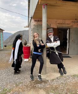 Турист в Дагестане