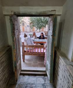 Отель в Бухаре, внутренний двор