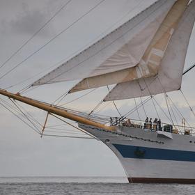 Парусник Мир в Балтийском море