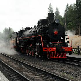 Ретропоезд Рускеальский экспресс