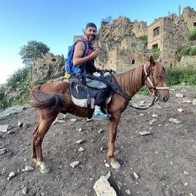 Конная прогулка в Гамсутле