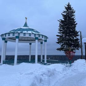 Набережная в городе Слободском Кировской области