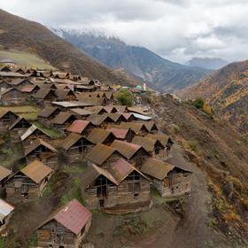 Горный аул в Дагестане