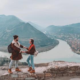 Слияние рек Куры и Арагви