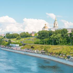 Набережная реки Камы в Перми