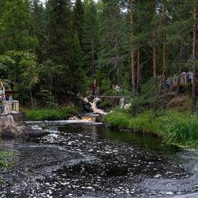 Рускеальские водопады
