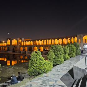 Мост Хаджу (Khaju Bridge), Исфахан, Иран