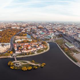 Старый город в центре Минска