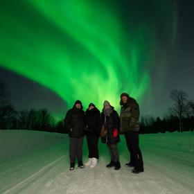 Охота за северным сиянием на Кольском полуострове
