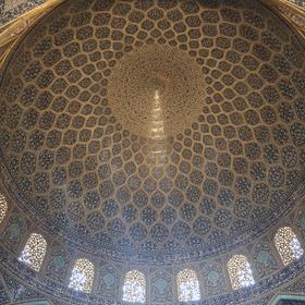 купол Мечети шейха Лотфаллы, Исфахан, Иран