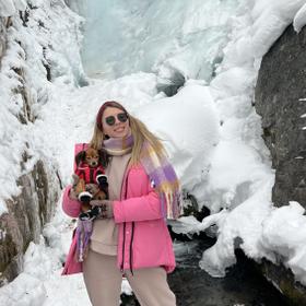 Камышлинский водопад зимой