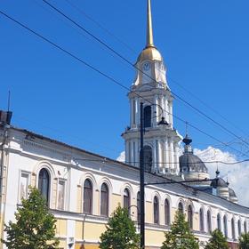 Колокольня Спасо-Преображенского собора в Рыбинске