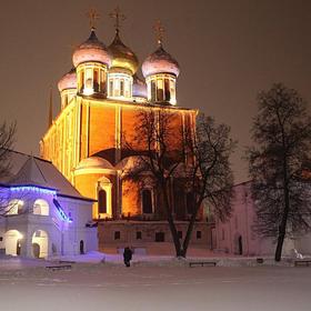 Рязанский кремль в зимнее время