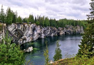 Горный парк «Рускеала» в Карелии