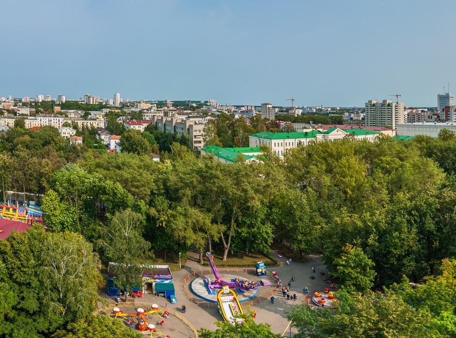 Вид на городской Минский парк